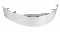 Chrome Universal Fan Shroud 5-1/2" Wide Chrome Fan Shroud
