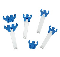 Wire Looms & Separators with Brackets (4) 2-Wire, (2) 3-Wire, (4) L-Brackets