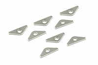 Chrome Valve Cover Clamps Short Style (8/Pkg)