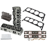 Small Block Chevy Vortec Cylinder Head Kit Includes: Cast Iron Vortec 185cc Cylinder Heads