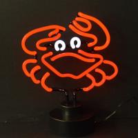 Crab Neon Sculpture