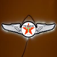 Backlit LED Sign Texaco Wings
