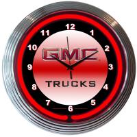 GMC Trucks Neon Clock