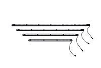 Luminix Light Bars Luminix EDGE High Power LED-50 Light Bar-48 LED-19 200LM-51.63x.75x1.5-Inches.