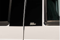Black Platinum Pillar Posts Nissan Titan XD Crew Cab-4 Pcs
