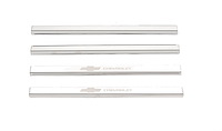 GM Licensed Products Door Sills Chevrolet Silverado LD-Regular Cab with Chevrolet Etching 4 Pcs