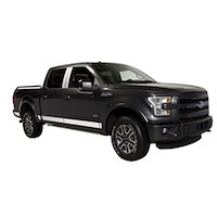 Stainless Steel Rocker Panels 2015-2017 F150 Super Crew