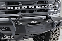 AFG2102 Black Ops Front Bumper Bull Bar Fits Select Ford Bronco, Jeep Wrangler JK/JL/Gladiator JT [Bare Steel]