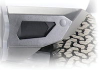 AFL2000 Black Ops Blank Front Fog Light Bezel Fits Select Ford Bronco; Jeep Wrangler JK/JL/Gladiator JT [Bare Steel]