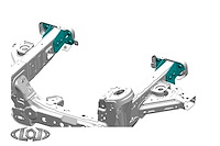 BFT2101 Black Ops Front Bumper Frame Tie In Brackets Fits Select Ford Bronco