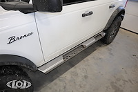 BRS2104 Bronco Destroyer 4-Door Rocksliders Fits Select Ford Bronco [Bare Steel]