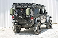 JBC0701 Destroyer Shorty Rear Bumper w / Tire Carrier 2007-2017 Jeep JK Wrangler [Black Powder Coated]