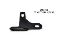JCB0704 Destroyer CB Antenna Mount for Rear-Door Plate 2007-2017 Jeep JK Wrangler [Black Powder Coated]