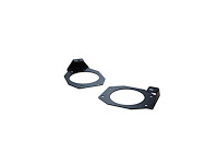 JFL1881 Black Ops Jeep OEM Fog Light Bezel Fits Select Ford Bronco; Jeep Wrangler JK/JL/Gladiator JT [Black Powder Coated]