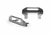 JFM0700 Destroyer Front Bumper Fairlead Mount Fits Select Jeep Wrangler JL/JK/TJ/LJ/YJ/Gladiator JT [Bare Steel]