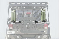 JJC0721 Destroyer 5-Gallon Jerry Can Mount Fits Select Jeep Wrangler JL/JK/TJ/LJ/YJ/CJ; Ford Bronco [Black Powder Coated]