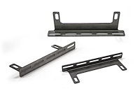 JLM0701 Destroyer Front Bumper Aux Light Mount Fits Select Jeep Wrangler JL/JK/TJ/LJ/YJ/Gladiator JT [Black Powder Coat]