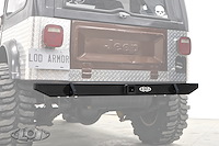 JRB7621 Expedition Rear Bumper Only 1976-1986 Jeep CJ-7  [Black Powder Coated]