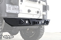 JRB9641 Destroyer Rear Bumper Only 1987-2006 Jeep TJ/LJ/YJ [Black Powder Coated]