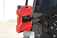 JRP0700 Destroyer RotoPax 2 or 3-Gallon Single Side Mount Fits Select Jeep Wrangler JL/JK/TJ/LJ/YJ/CJ; Ford Bronco [Bare Steel]