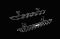 JRS0721 Signature-Series Frame Mounted 2-Door Rocksliders 2007-2017 Jeep JK Wrangler [Black Powder Coated]