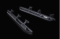 JRS0740 Signature-Series Frame Mounted 4-Door Rocksliders 2007-2017 Jeep Wrangler JK [Bare Steel]