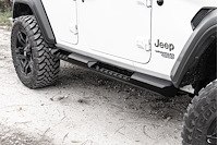JRS1814 Destroyer 4-Door Rocksliders Fits Select Jeep Wrangler JL [Black Powder Coated]