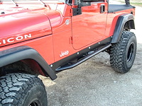 JRS9620 Signature-Series Rock Sliders 2004-2006 Jeep LJ Wrangler [Bare Steel]