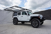 JSR0791 Destroyer 4-Door Sliding Rack Kit Fits Select Jeep Wrangler JK/JL [Black Powder Coated]