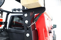 JTD2021 Black Ops Bed Rack Load Bar Tie Downs Fits Select Jeep Gladiator JT [Black Powder Coated]