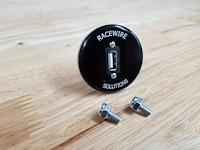 RWS-USB-SINGLE Single USB Data Bulkhead [Billet 6061 Aluminum, Black Anodized]