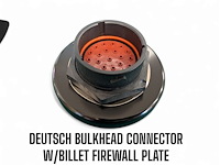 RWS-HDP-47-PIN 47-Pin HDP20 Sealed Bulkhead Connector [Bayonet Lock, Billet Plate]