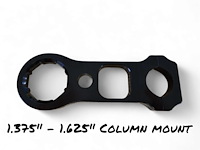 RWS-CLM-MNT-1.625 Billet Combo Switch Column Mount [1.375-1.625 in., Black Anodized]