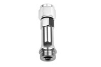Carburetor Inlet Fitting [5000 Series, 7/8 in.-20 Male Threads to -6 AN Male Threads, Clearcoat]