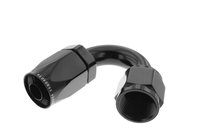 Hose End [6000 Series, -10 AN Hose to -10 AN Female Threads, 150 Degree, Black]
