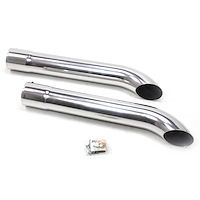 Side Tube Turnouts With Muffler Metallic Ceramic Coated
