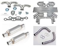 Universal Street Rod Exhaust System Small Block Chevy 265-400 Includes:
