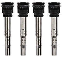 M5015-4 MOD High-Performance Coil Multi-Pack Fits Select Audi/Volkswagen Models [Black Coil Top]