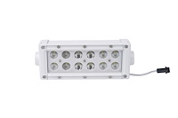 MS36WWDS 8.25 in. Marine-Grade Dual Row Straight Light Bar, w/ 36W - 12 x 3W High Intensity LEDs