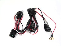RS-SS-HARN Universal Light Bar Wire Harness, w/ Switch, for Spots & 8 in.-32in Bars Only, 2 outputs