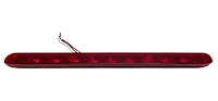 RS-17-RED 17 in. Screw Mount High-Powered 9-LED Tail/Brake Light, RED Outer Lens, w/ RED LED Diodes