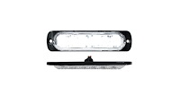 RS70016W 6-LED Ultra Slim Flush Mount 19-Flash Pattern Marker Strobe Light, White