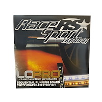 RSSBKIT60 LoPRO 60 in. Sidekick Sequential Running Board Switchback LED Strip Kit, White-Amber