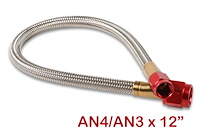 Stainless Steel Braided Fuel Hose -3AN | -4AN