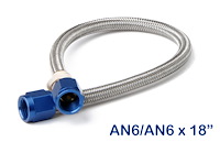 Stainless Steel Braided Nitrous Hose -6AN | -6AN