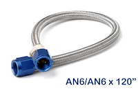 Stainless Steel Braided Nitrous Hose -6AN | -6AN