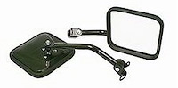 CJ-Style Door Mirror Kit for 1987-1995 Jeep Wrangler YJ