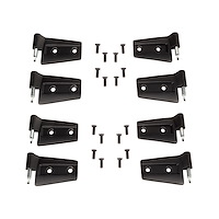 Door Hinge Set for 2007-2018 Jeep JKU 4-Door Wrangler [Black]