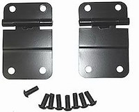 11207.01 Tailgate Hinge Kit for 1976-1986 Jeep CJ (Black)