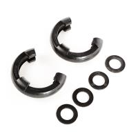 D-RING ISOLATOR KIT BLACK